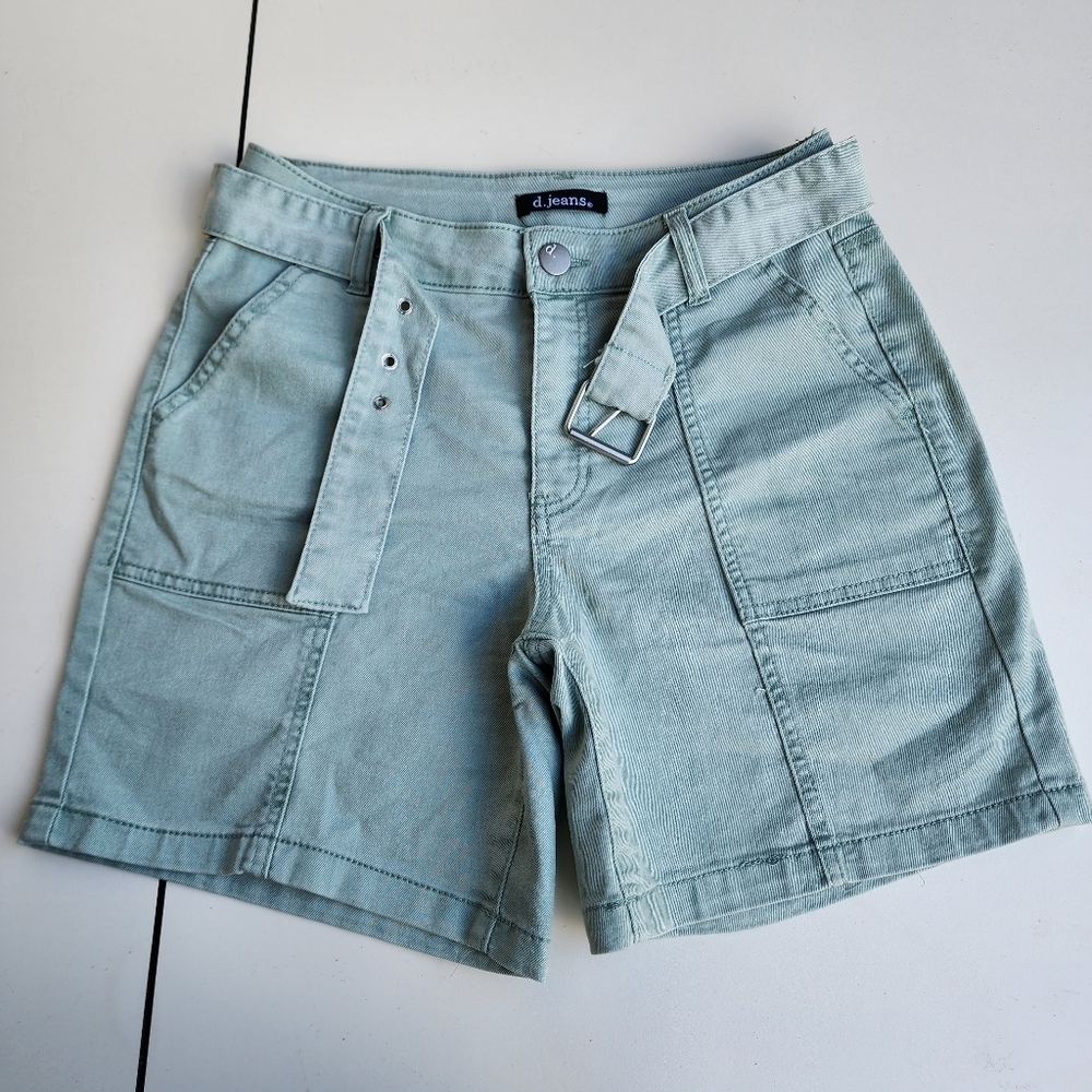 d.jeans Green Shorts Size 6